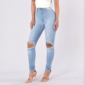 Fashion nova: tough luck jeans